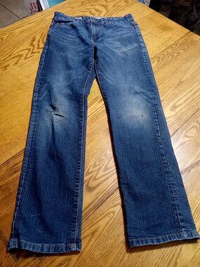 LUCKY BRAND Jeans  Womens 14 Blue CLASSIC STRAIGHT FIT STRETCH Denim Preowned